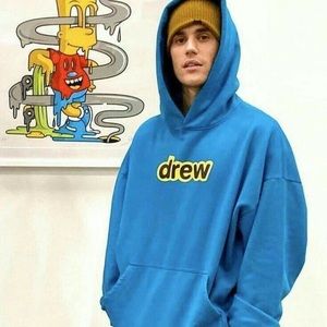 Drew house secret hoodie sky blue
